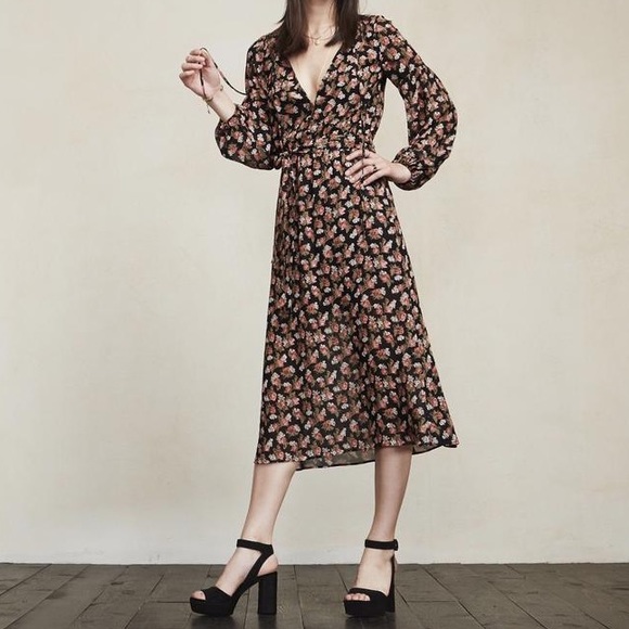 Reformation Dresses & Skirts - Reformation X Jeanne Damas Callado Black Dress 0